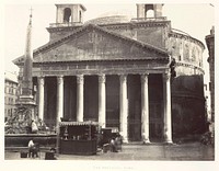 The Pantheon, Rome. by Giorgio Sommer