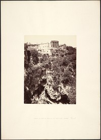 Temple of Vesta and Grotto of Neptune by Giorgio Sommer