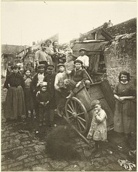 Ragpickers' Camp by Eugène Atget and Berenice Abbott