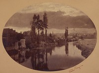 River Scene, France by Camille Silvy