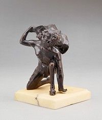 Kneeling Satyr by Riccio Andrea Briosco