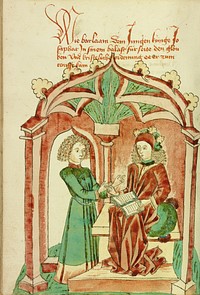 Barlaam Instructing Josaphat in the True Faith by Hans Schilling and Diebold Lauber
