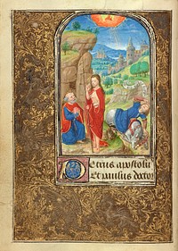 Christ Appearing to Saint Peter; The Conversion of Saint Paul by Lieven van Lathem