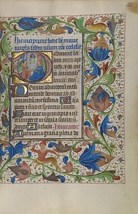 Initial D: The Annunciation by Master of the Lee Hours