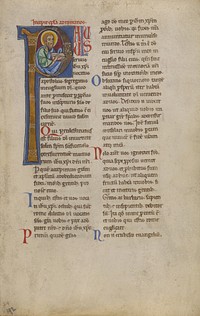 Initial P: Saint Paul with a Book