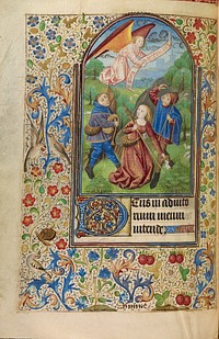 The Annunciation to the Shepherds by Master of Jacques of Luxembourg