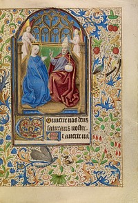 The Coronation of the Virgin by Master of Jacques of Luxembourg