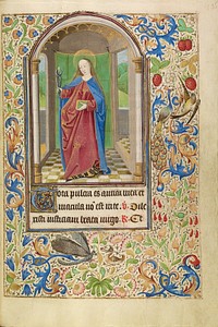 Saint Apollonia with a Book and Tongs by Master of Jacques of Luxembourg