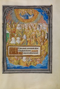 Female Martyrs and Saints Worshiping the Lamb of God by Master of James IV of Scotland