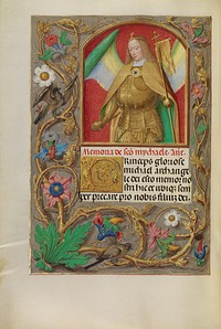 Saint Michael by Master of the First Prayer Book of Maximilian