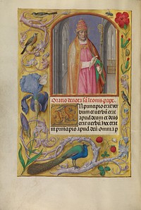 Pope Leo by Master of the First Prayer Book of Maximilian