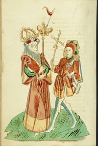 King Avenir and Josaphat by Hans Schilling and Diebold Lauber