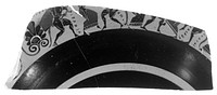 Attic Black-Figure Band Cup Fragment by Painter N
