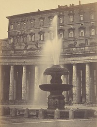 Fountain - St. Peter's, Rome by Robert Macpherson
