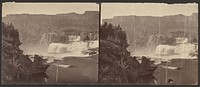 Shosone Falls, Snake River, Idaho, Midday View, Adjacent Walls about 1,000 Feet in Height by Timothy H O Sullivan