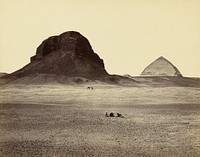 The Pyramids of Dahshoor, From the East by Francis Frith