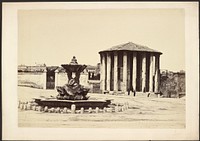 Temple of Vesta - Rome by Bisson Frères