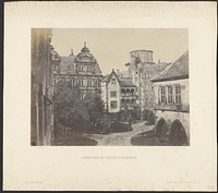 Grande Cour du Château d'Heidelberg. by Charles Marville and Louis Désiré Blanquart Evrard