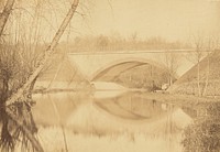Viaduc sur Le Solin, Près de Montargis by Auguste Hippolyte Collard