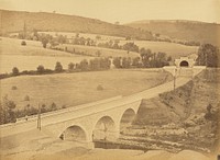 Viaduc sur Le Rhims, Près de Hôpital by Auguste Hippolyte Collard
