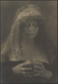 Woman Holding Vase by Louis Fleckenstein