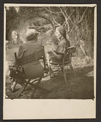 Women in Lawn Chairs by Louis Fleckenstein