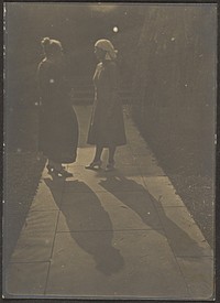 Two Women and Shadows by Louis Fleckenstein