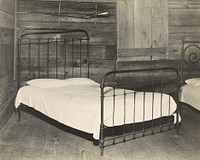 Bed, Tenant Farmhouse, Hale County, Alabama / Floyd Burrough's Bedroom, Hale County, Alabama by Walker Evans