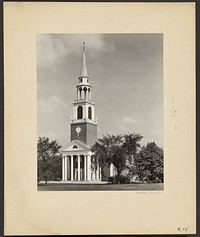 Wheaton College: Cole Memorial Chapel (1917) by Walker Evans