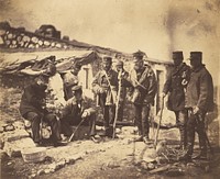 Lt. Col. Shadforth & Officers of the 57th. by Roger Fenton