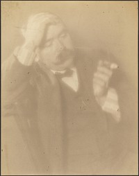 Portrait of a Man with Cigar by Louis Fleckenstein