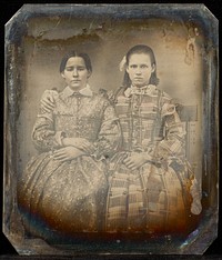 Portrait of Two Seated Young Women by Jacob Byerly