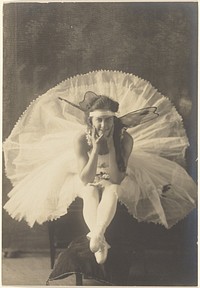 Young Ballerina with Fairy Wings by Louis Fleckenstein