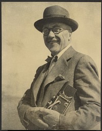 Portrait of a Man with a Camera by Louis Fleckenstein
