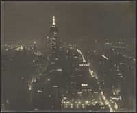 New York City - Night by Louis Fleckenstein