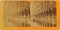 Facade intérieure du Palais Ducal, Venise by Jules Andrieu