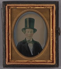 Portrait of a Young Man In Top Hat