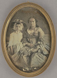 Portrait of a daughter with her mother