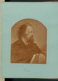 A. Tennyson/[The Dirty Monk] by Julia Margaret Cameron