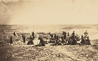 The French Redoubt at Inkemann. by Roger Fenton