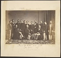 Prince of Wales and Suite (New York). 1860 by Mathew B Brady
