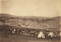 Encampment of the Horse Artillery by Roger Fenton