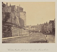 Windsor Castle - the Curfew Tower from Thames Street. by Arthur James Melhuish