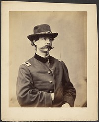 Portrait of an unknown officer by Alexander Gardner