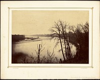 View on Kansas River Near Stranger, Kansas by Alexander Gardner