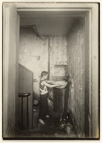 One Spigot for the Whole Tenement Floor, N.Y. by Lewis W Hine