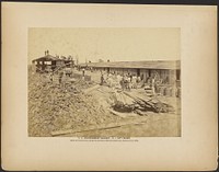 No. 32. Government Bakery (No. 1) City Point, Built by Construction Corps, USMRR. September USMMR. September 15, 1864. by A J Russell