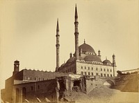 Mosquee de le citadelle - Sant des Mamelouks, Caire. by Baron Paul des Granges