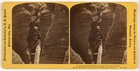 Down Witches' Gulch from over Phantom Chamber. [Wisconsin Dells] by Henry Hamilton Bennett