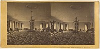 The Large Parlor of the Hotel (Fort William Henry Hotel, Lake George, N.Y.) by Sigismund Beer